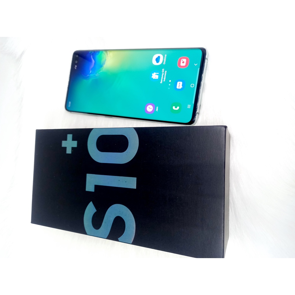 Samsung galaxy s10 plus rom128gb hp seken fullset bekas garansi resmi sein Indonesia mantap-2