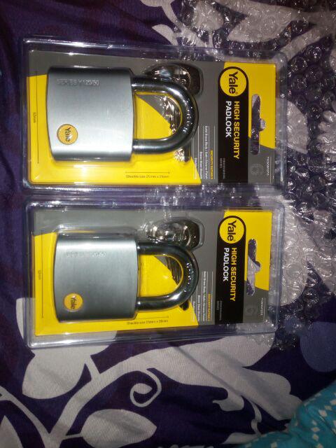 Gembok Yale Y120/50/127/1 (silver Series Outdoor Solid Brass/satin-ori)