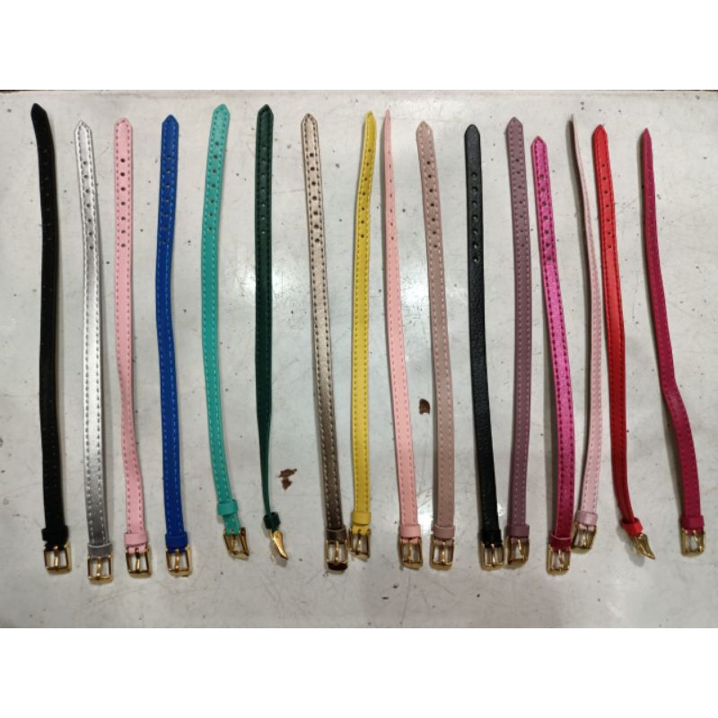 Gelang gesper kulit/ gelang sabuk/ gelang belt