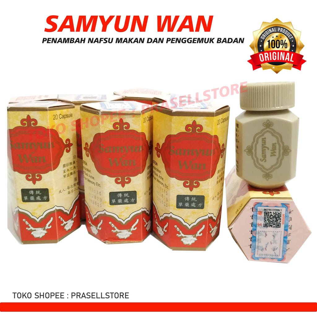 SamyunWan original barcode Memperbaiki Metabolisme Tubuh | 100% Original