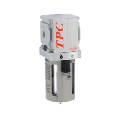 Regulator Pneumatic | PF2-02 Air Filter Pneumatic TPC Pneumatics - manual drain