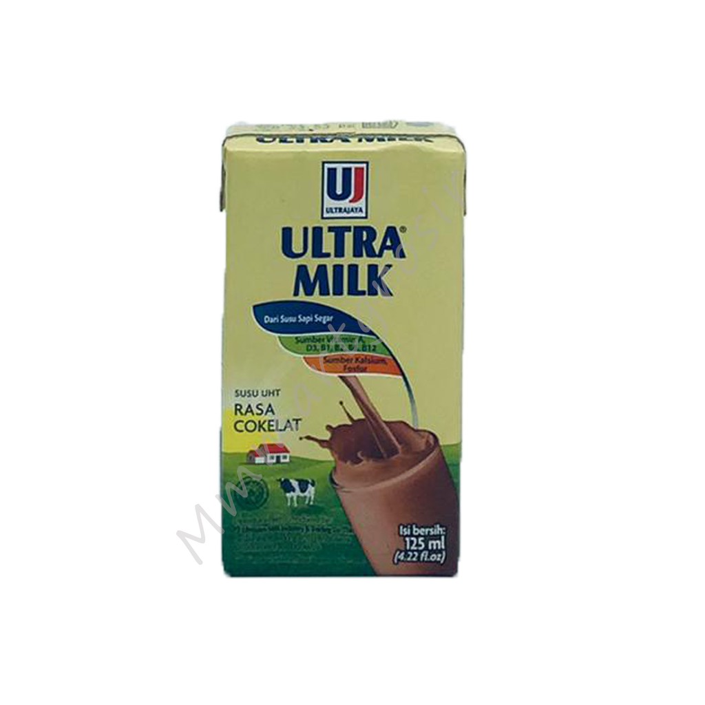 Ultra Milk / Susu UHT / Rasa Coklat / 125ml/200ml