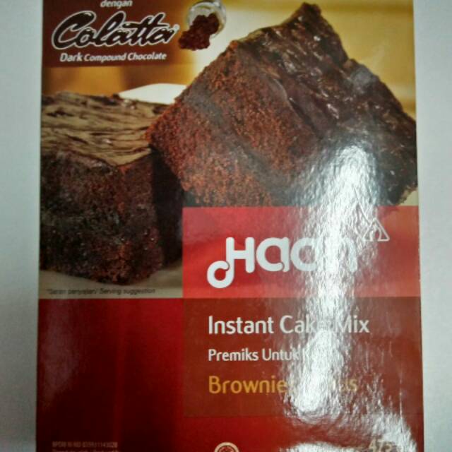 

Brownies Kukus Instan Cake Mix Haan