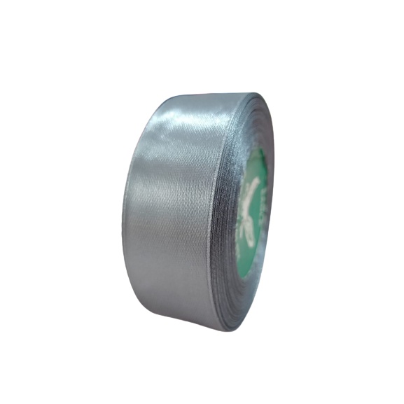 

Pita Satin Abu Muda Ukuran 1 inch / 2,5cm Per Roll