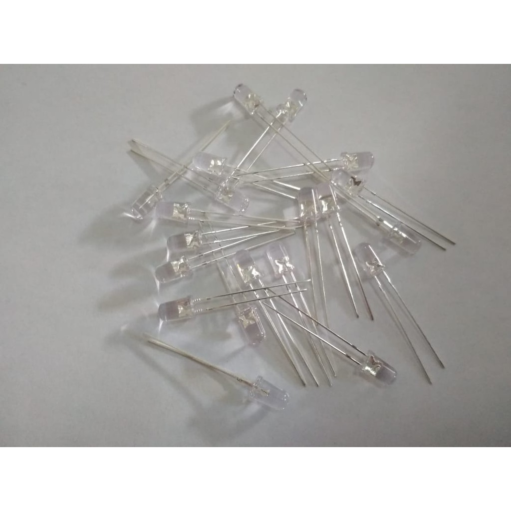 LED 5MM PUTIH NYALA MERAH L05 R