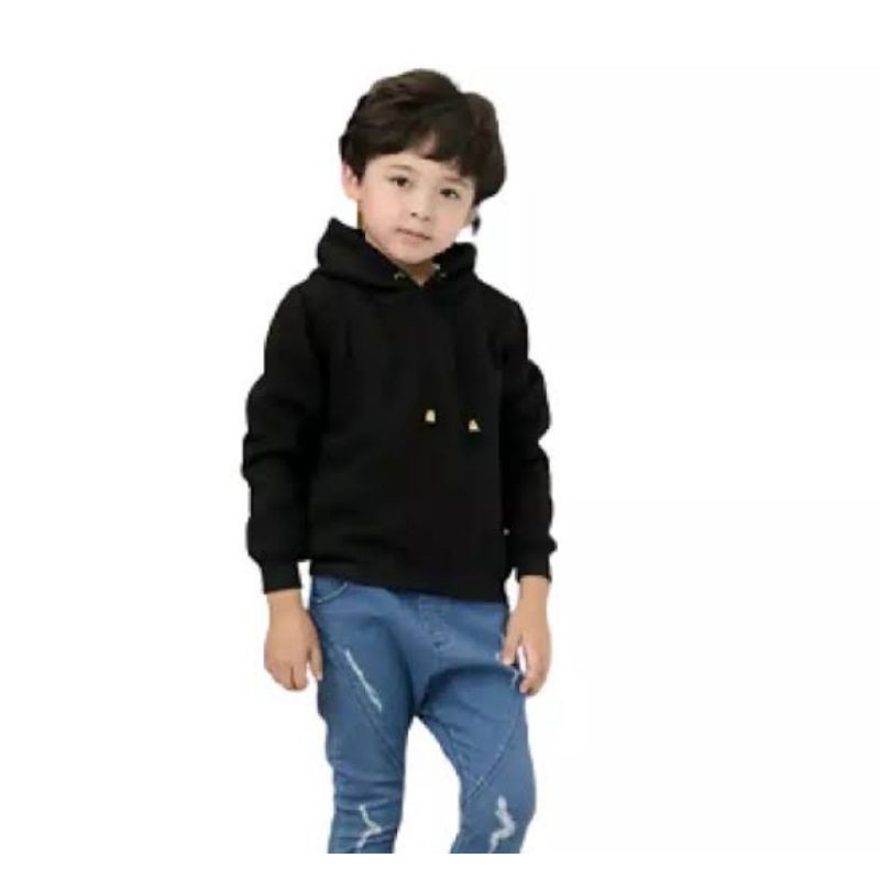 Home-JADE Jaket Hoodie Anak Unisex Sweater Casual Anak Anak Umur 1-9 Tahun