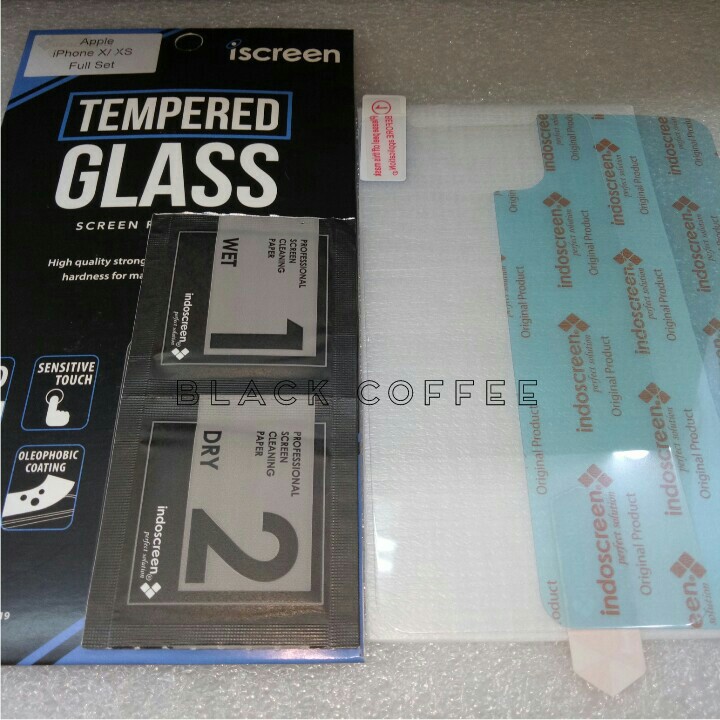 Tempered glass iPhone x xs tempered glass iScreen bening