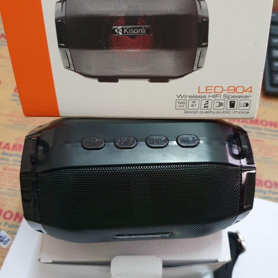 Speaker Kisonli Bluetooth LED-904