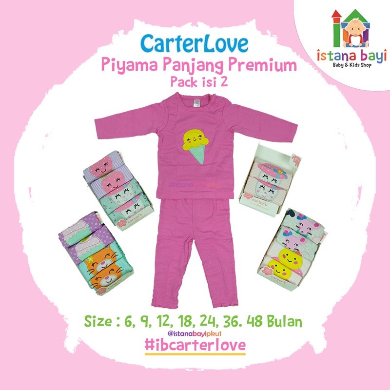 CarterLove Premium Piyama 2in 1 - Piyama bayi isi 2/Piyama murah