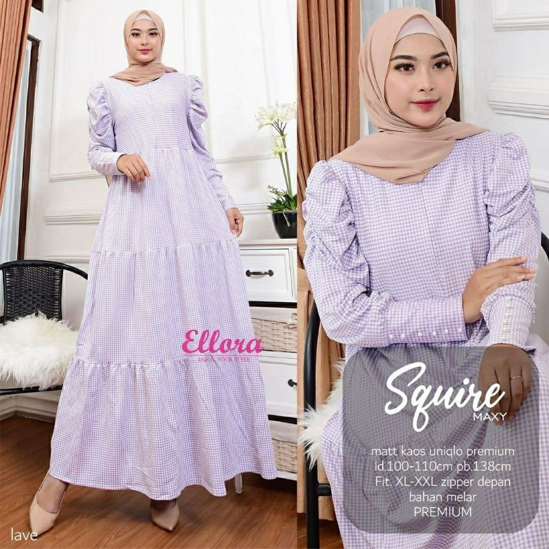 Squire Maxy, maxi dress, dress muslim, gamis, gamis cantik, gamis wanita, gamis modis, gamis lebaran