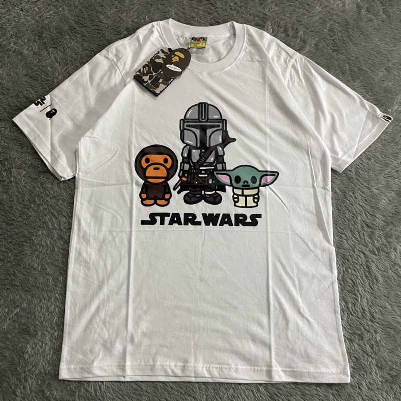 KAOS TSHIRT BAPE MILO STARWARS FULLTAG