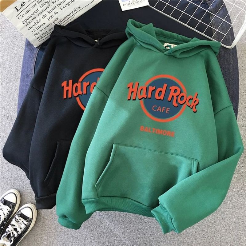 hoodie hardrock hoodie size cewek dewasa