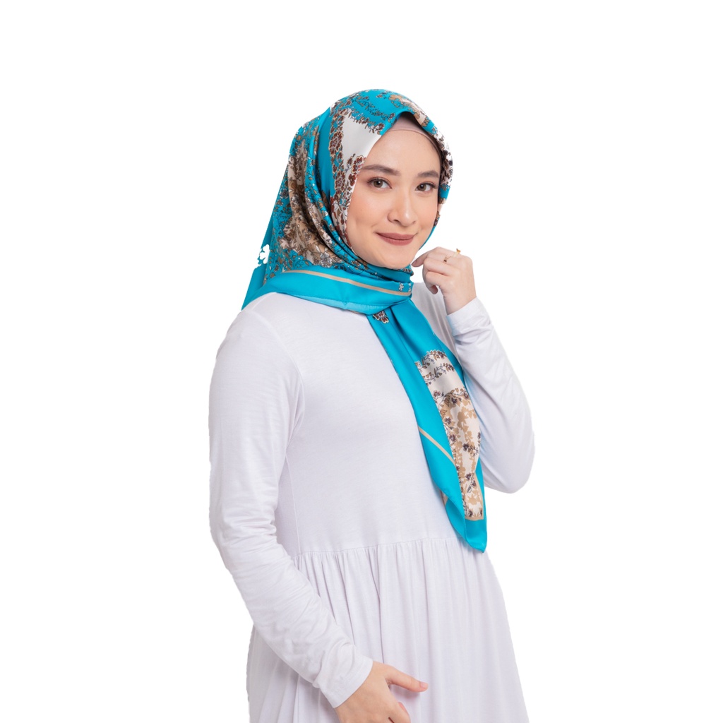 Dauky Hijab Segi Empat Kerudung Salya Series Polysilk 1-Salya Luxia Random