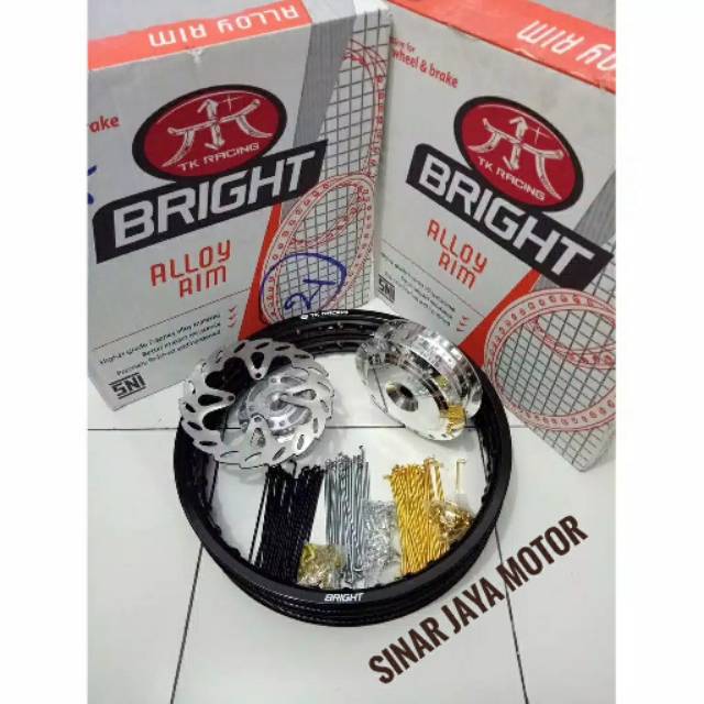 Velg velk pelek pelak TK vario 125 - vario 150 paketan sepaket ring 17 tinggal pasang udah rakit