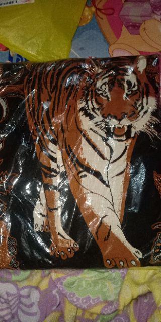 Kemeja Batik Pria Harimau Sumatera Batik Original Rajasakti Katun Cabut Sragenan