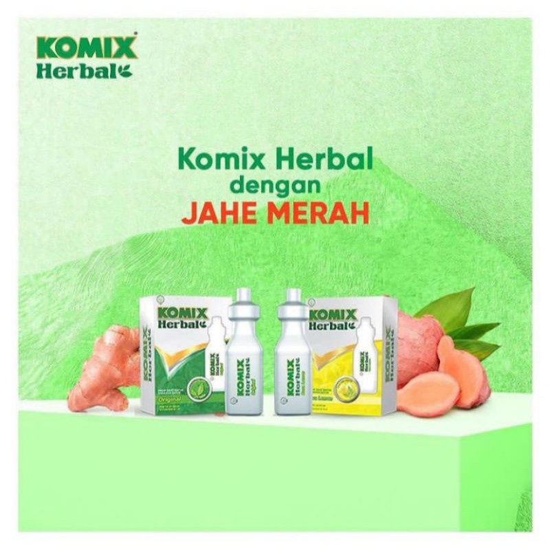 Komix herbal Syrup 15 ml isi 4 botol /Komix obat batuk herbal /Komix termurah