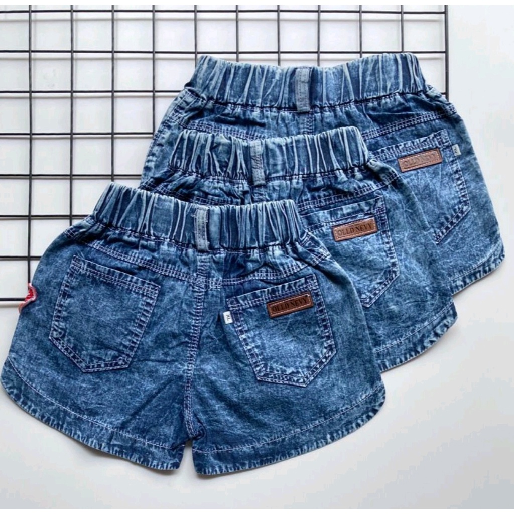 HOT PANT POLKA CELANA PENDEK JEANS ANAK 1-3Th Celana Pendek Anak Jeans HOT PANTS  POLKA / HOTPANTS JEANS ANAK