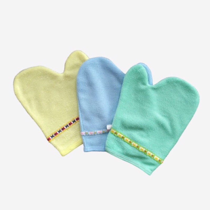 1LUSIN(12 pcs) Waslap bayi JARI / LAP MANDI BAYI / WASLAP BAYI atau DEWASA perlengkapan bayi lahir GROSIR TERMURAH