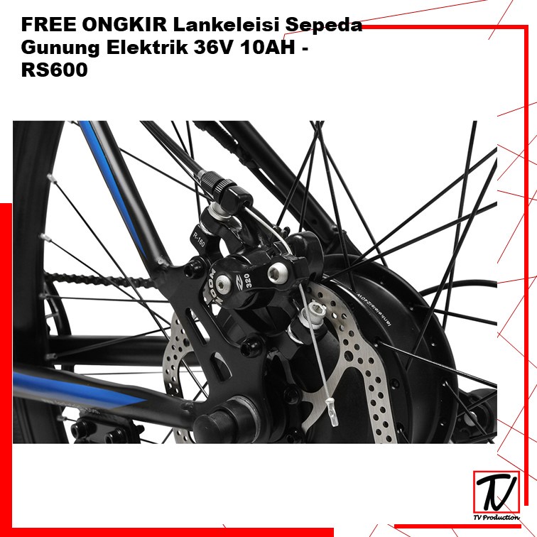 FREE ONGKIR Lankeleisi Sepeda Gunung Elektrik 36V 10AH - RS600