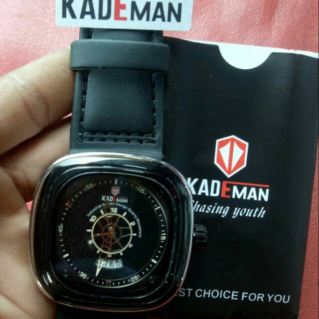 JAM  TANGAN KADEMAN QUARTZ KULIT