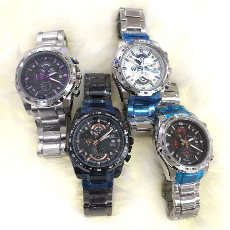 JAM TANGAN PRIA WANITA | RANTAI | KULIT | KARET | MURAH | PRIA CASIO EDIFICE EFR523 ORIGINAL