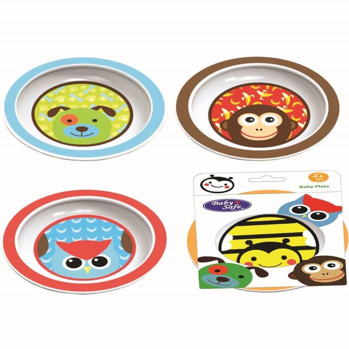 Baby Safe Baby Plate SK002 piring makan bayi anak lucu + bubble