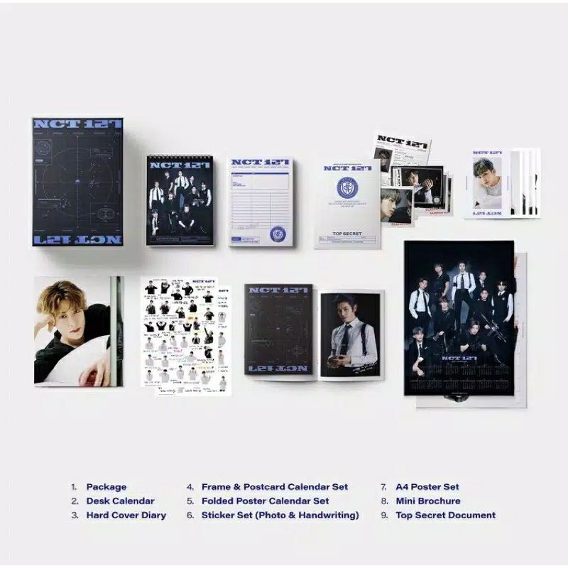 SG21/Season Greeting 2021 NCT 127 KTwon Benefit (mark haechan doyoung johnny yuta jungwoo taeil)