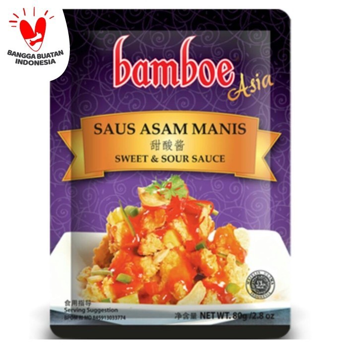 

BAMBOE SAUS ASAM MANIS 80 Gram