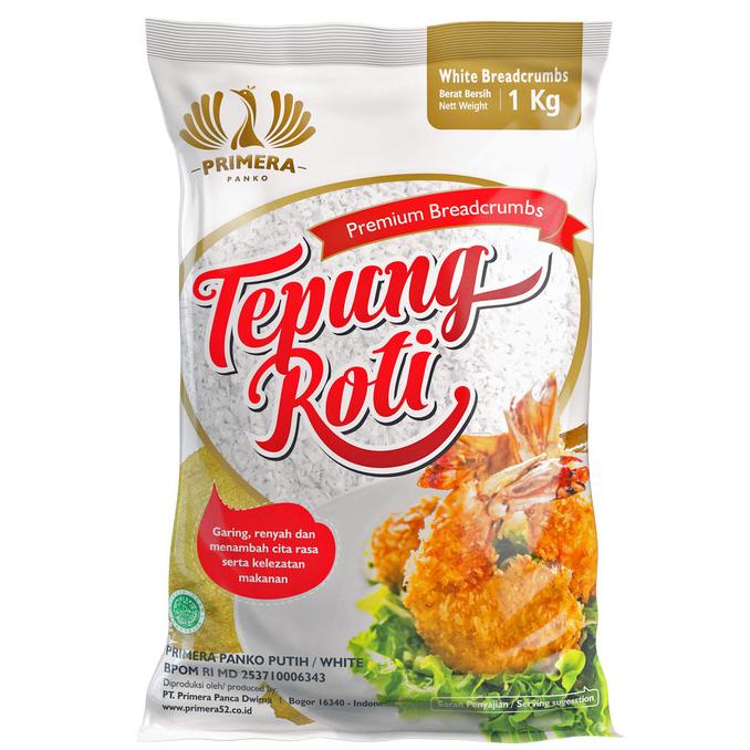 

Tepung Roti Primera Panko warna Putih 1Kg