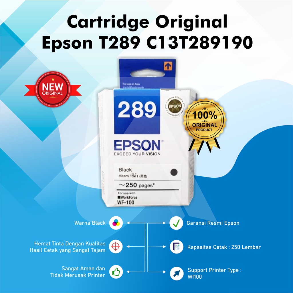 Jual Tinta Epson 289 Black Original Shopee Indonesia 9483