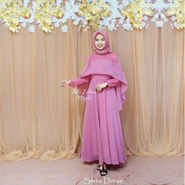 Dress PESTA, SINTAA DRESS by AlfizahraHijab
