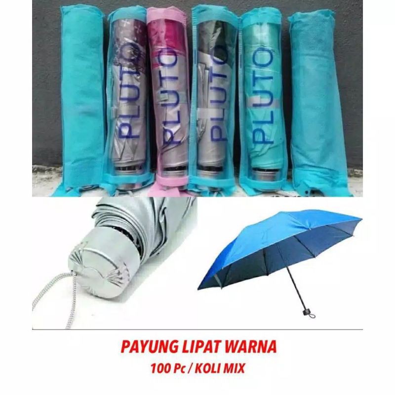 PAYUNG LIPAT WARNA / PAYUNG LIPAT PLUTO WARNA WARNI