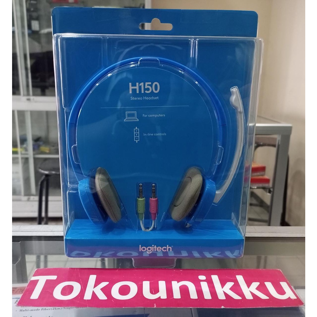 Stereo Headset LOGITECH H150 Headphone With Microphone