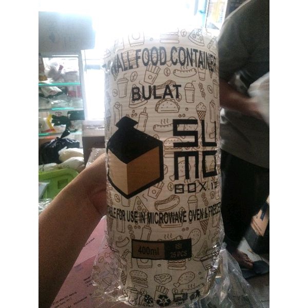 

thinwall bulat 400ml / kotak makanan / tempat makanan