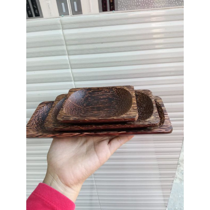 SET PIRING ROTI KAYU AREN