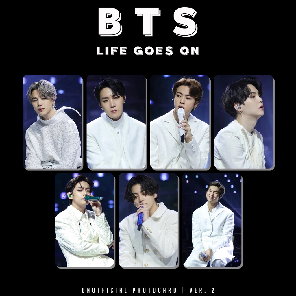 Unofficial Photocard BTS Life Goes On