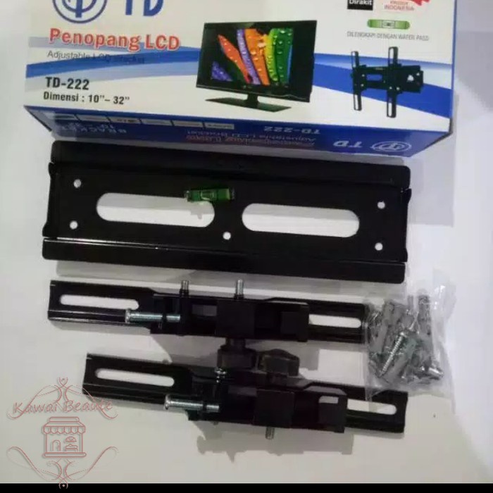 BRACKET TV TD 222 Penopang LCD untuk segala merk TV FleksibeL TWINDOG