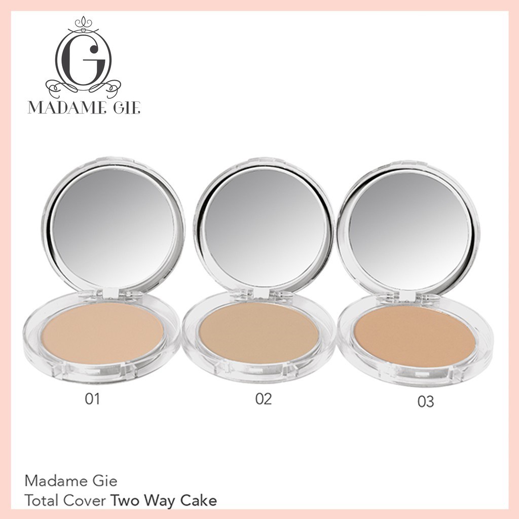 MADAME GIE TOTAL COVER TWO WAY CAKE  9.5GR