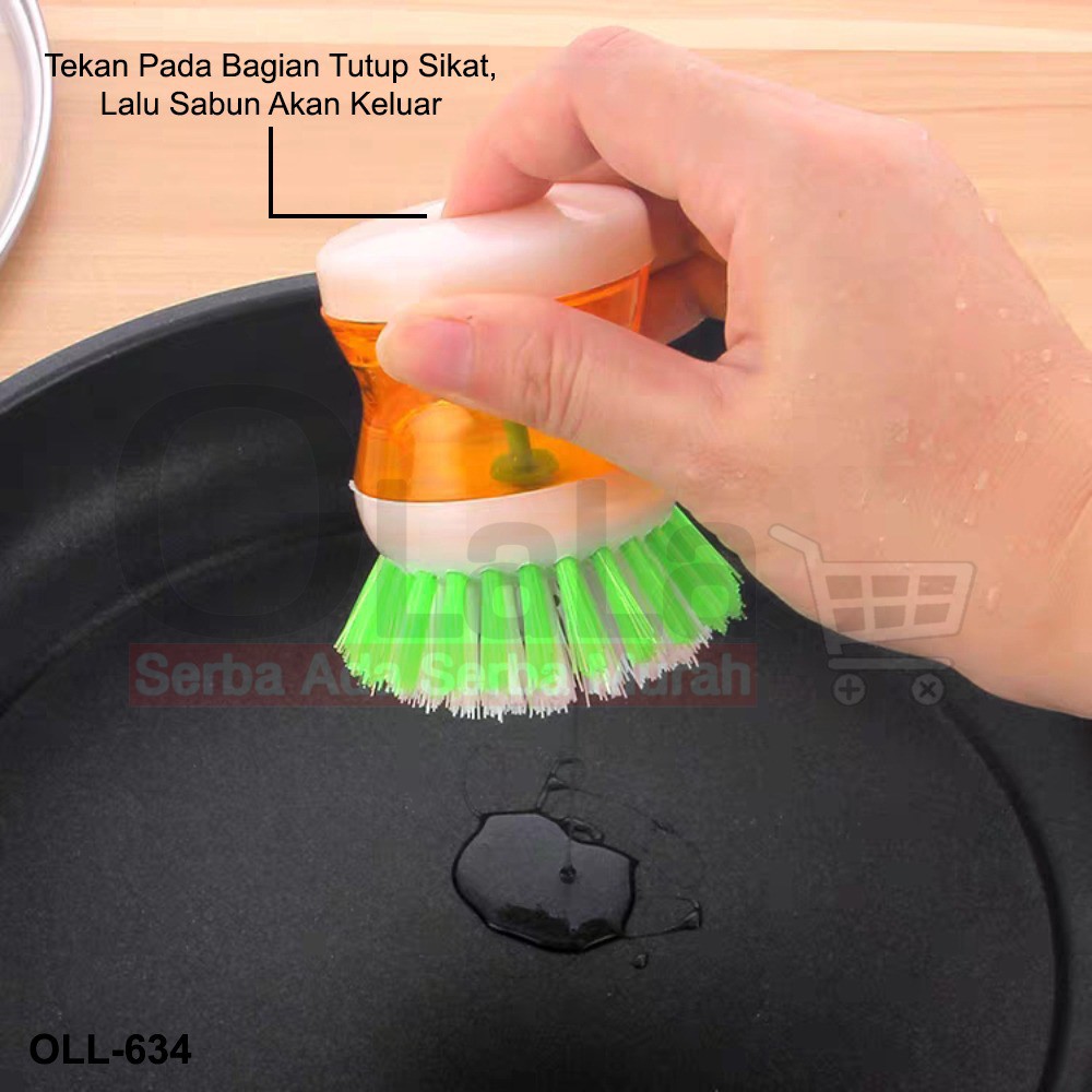 Spons / alat sikat pencuci panci / cuci piring OLL-634