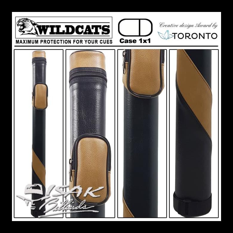 | Toronto Wildcats 1X1 Case 200 - Tas Stick Hard Cue Billiard Biliar |
