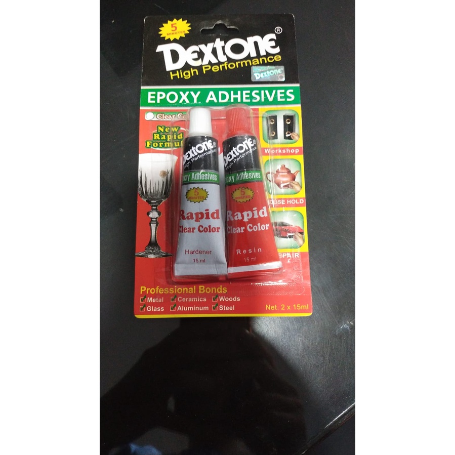 LEM DEXTONE EPOXY ADHESIVES LEM CAMPUR BESI BENING 2 KOMPONEN