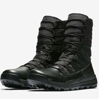 black nike combat boots