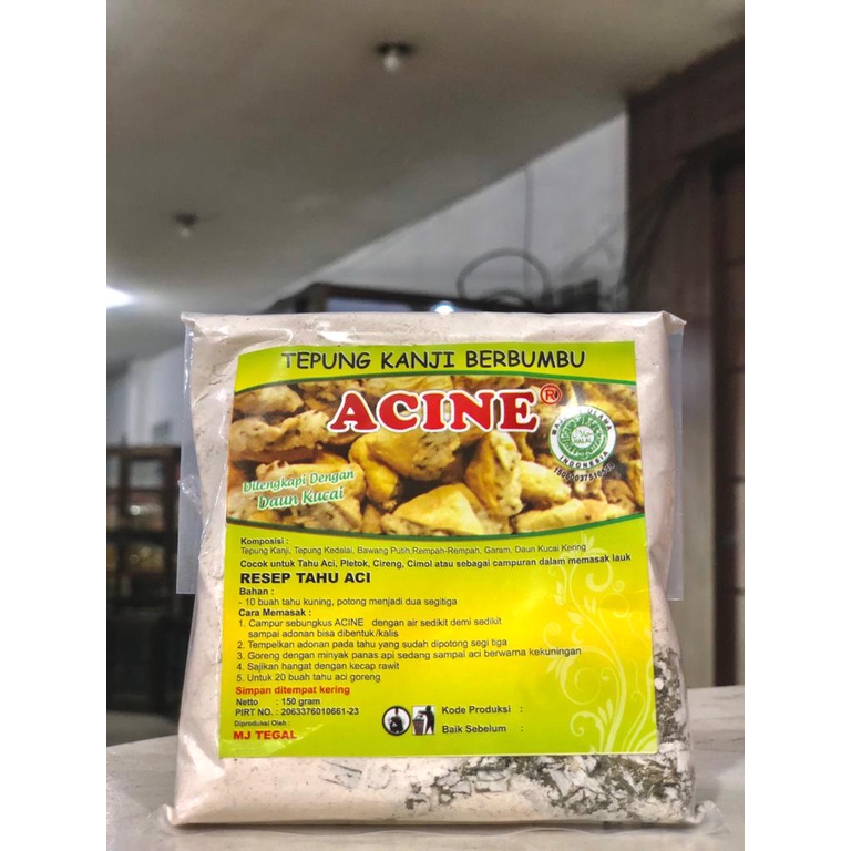 

TEPUNG ACINE (TEPUNG TAHU ACI)