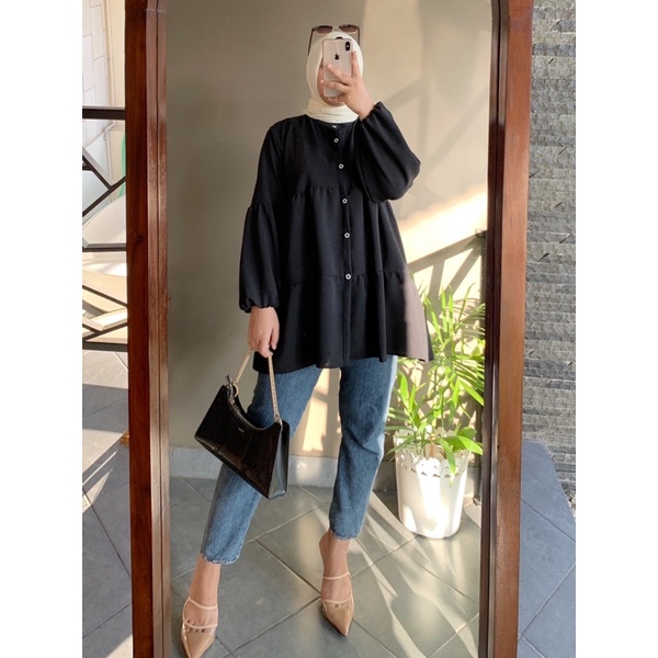 TUNIK CANDA CRINKLE AIRFLOW/TUNIK AIRFLOW REMPEL