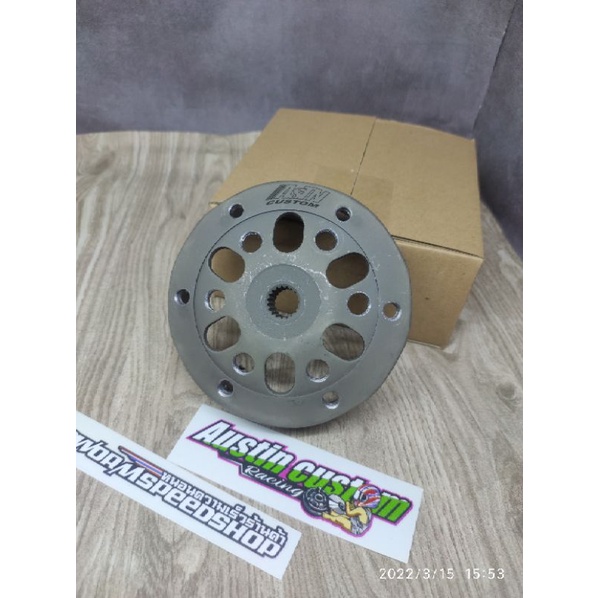 Mangkok Ganda CVT Anti Gredeg Lonceng Ganda Kartel Custom Bahan Original Beat Fi Scoopy FI Vario 110 Vario 125 Vario 150 Nmax Aerox PCX Lexi ADV Scoopy 2021 Beat 2021 Genio Anti Gredeg/Getar Mangkuk Ganda Custom upgrade CVT Anti Gredeg HAYATE/SPIN/ AUSTIN