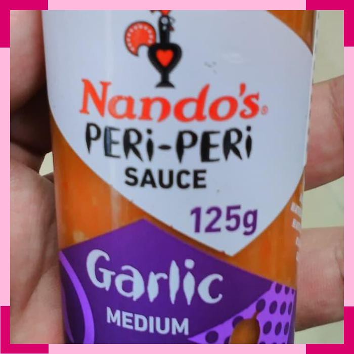 

Nando's | peri-peri | garlic sauce | 125 gram | product of England