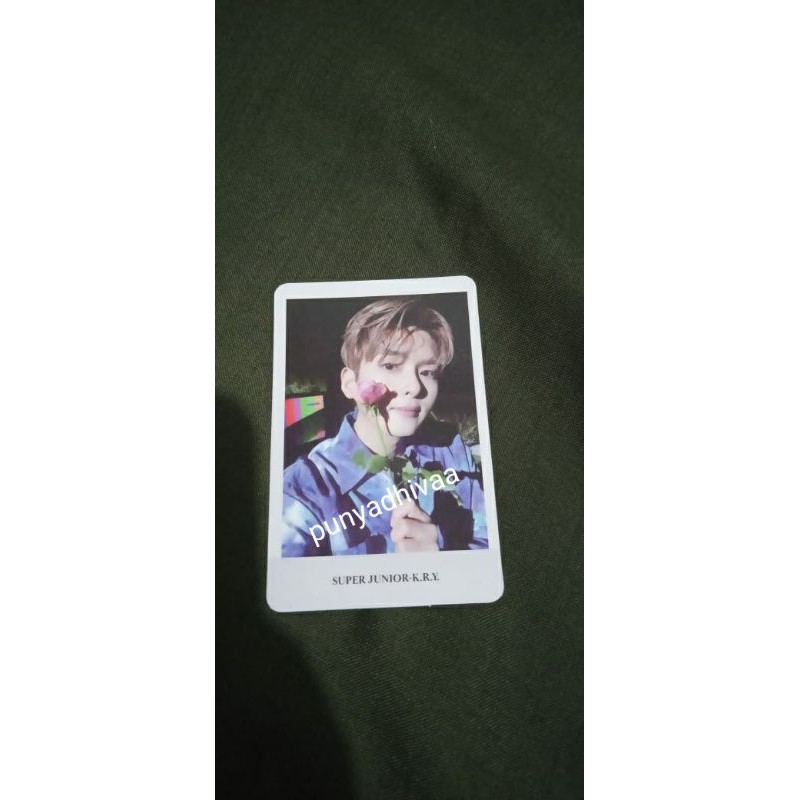 [BOOKED] PHOTOCARD OFFICIAL RYEOWOOK SUJU