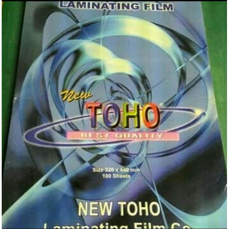 

toho.plastik laminating.film.size.A3.isi100seet
