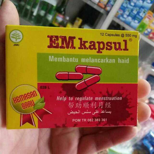 EM Kapsul M Kapsul Isi 12 Kapsul - Membantu Melancarkan Haid