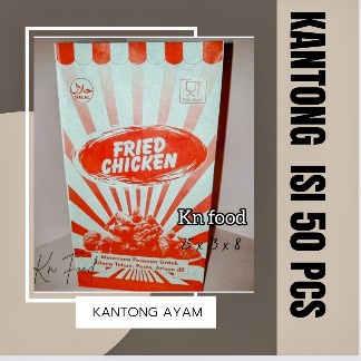 Paper Bag Kantong Ayam Fried Chicken - kantong Fried Chicken 100 pcs